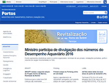 Tablet Screenshot of portosdobrasil.gov.br